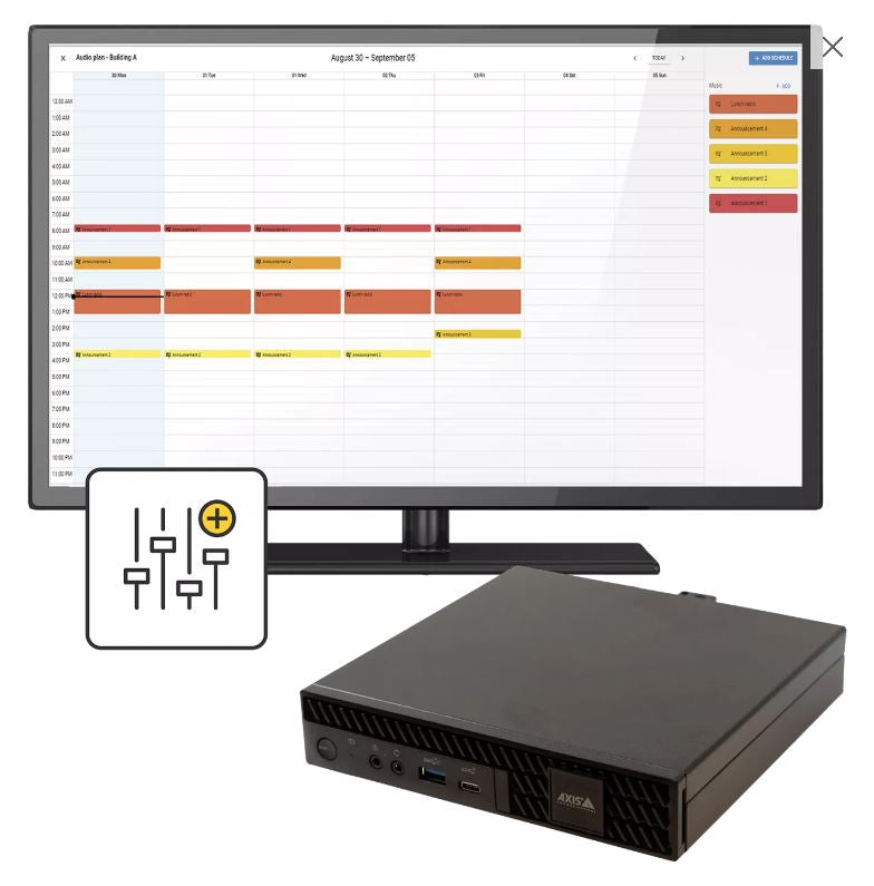 AXC7050-MK2 - AXIS C7050 MK III AXIS AUDIO MANAGER PRO