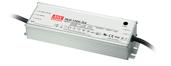 HLG-120H-24 - VIVOTEK 90~305VAC IN , 24VDC/120W OUT , IP67 (HLG-120H-24)