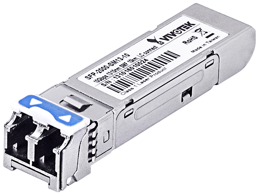 SFP-2000-SM13-10 - VIVOTEK 10 GIGABIT MINI GBIC SINGLE MODE 1310NM 10KM, LC CONNECTOR (SFP-2000-SM13-10)