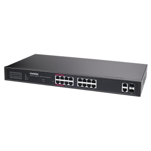 AW-GEL-205A-260-AU - Vivotek lite managed 20 port switch, 4 Gigabit 90W PoE Ports, 12 Gigabit 30W PoE Ports, 2 Gigabit UTP, 2 Gigabit SFP Ports, PoE Budget 260W (AW-GEL-205A-260 AU)