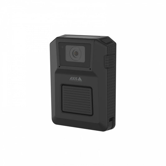 AXIS W120 Body Worn Camera is our first fully connected wearable camera. It features inbuilt LTE modem, WiFi and Bluetooth®, enabling direct streaming of video and audio with AXIS Body Worn Live - Black