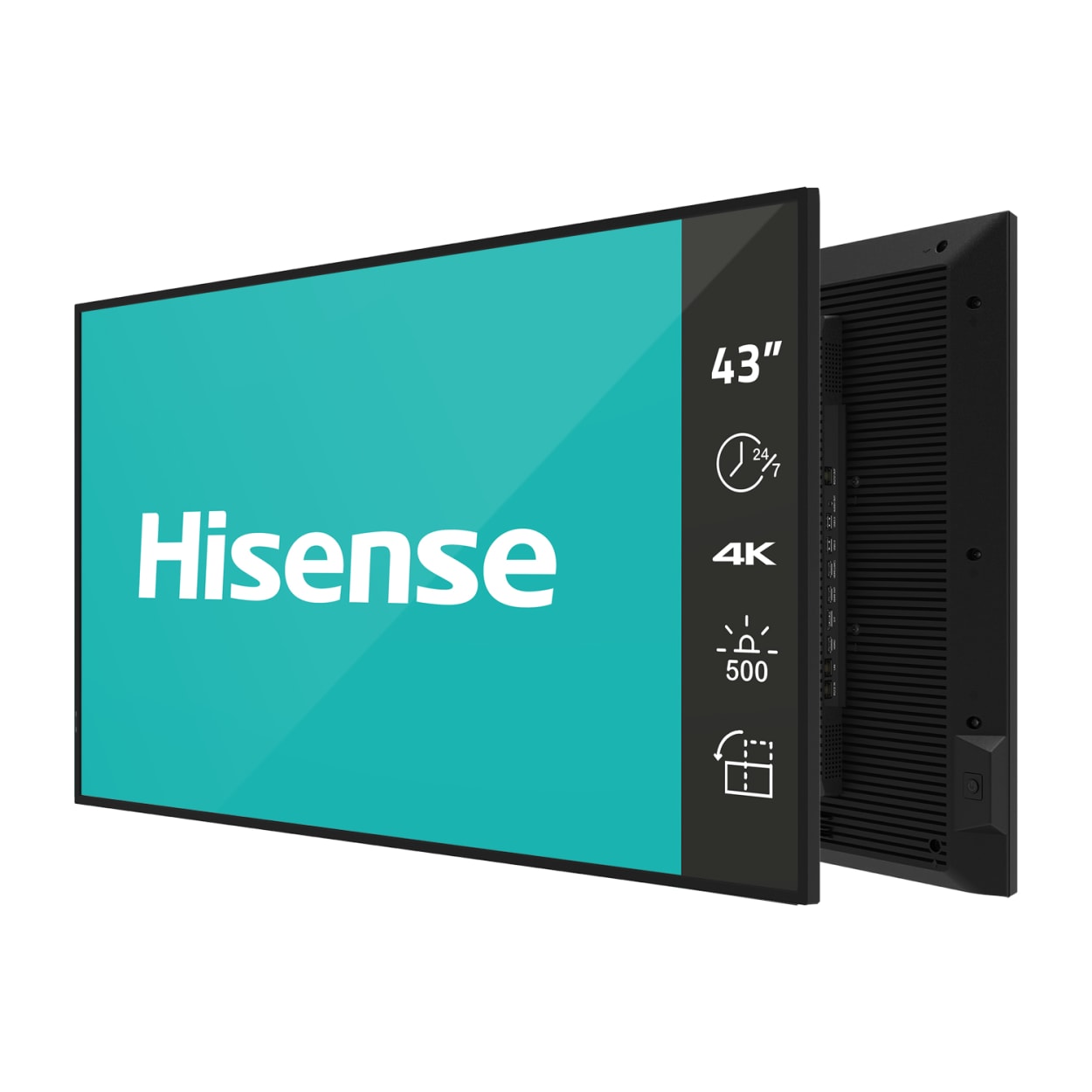 HS-43DM66D - HISENSE 43DM66D 43 UHD DIGITAL SIGNAGE 500NIT 24 X 7 ANDROID 11 PANEL