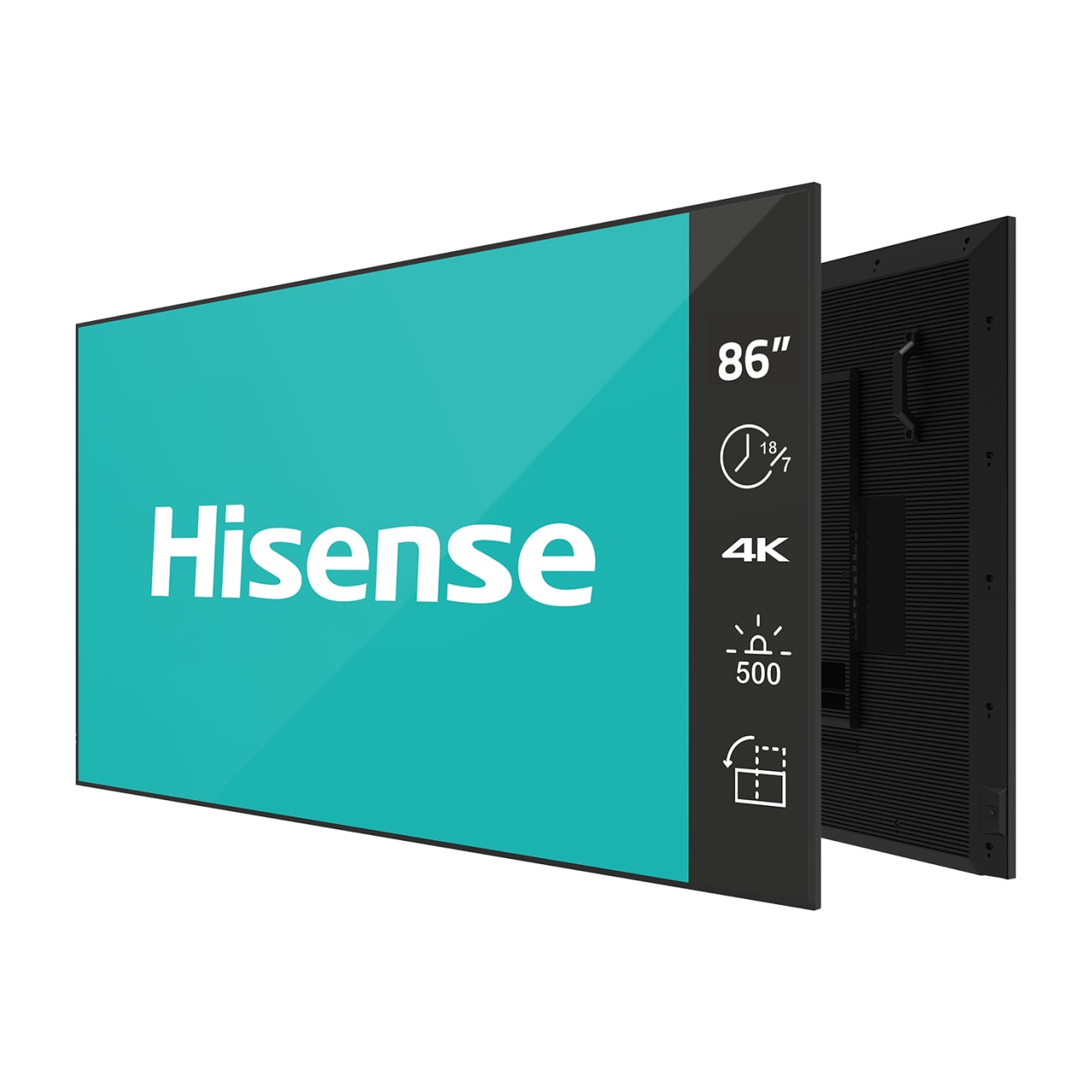 HS-86GM50D - HISENSE 86GM50D 86 UHD DIGITAL SIGNAGE 500NIT 18 X 7 ANDROID 11 PANEL