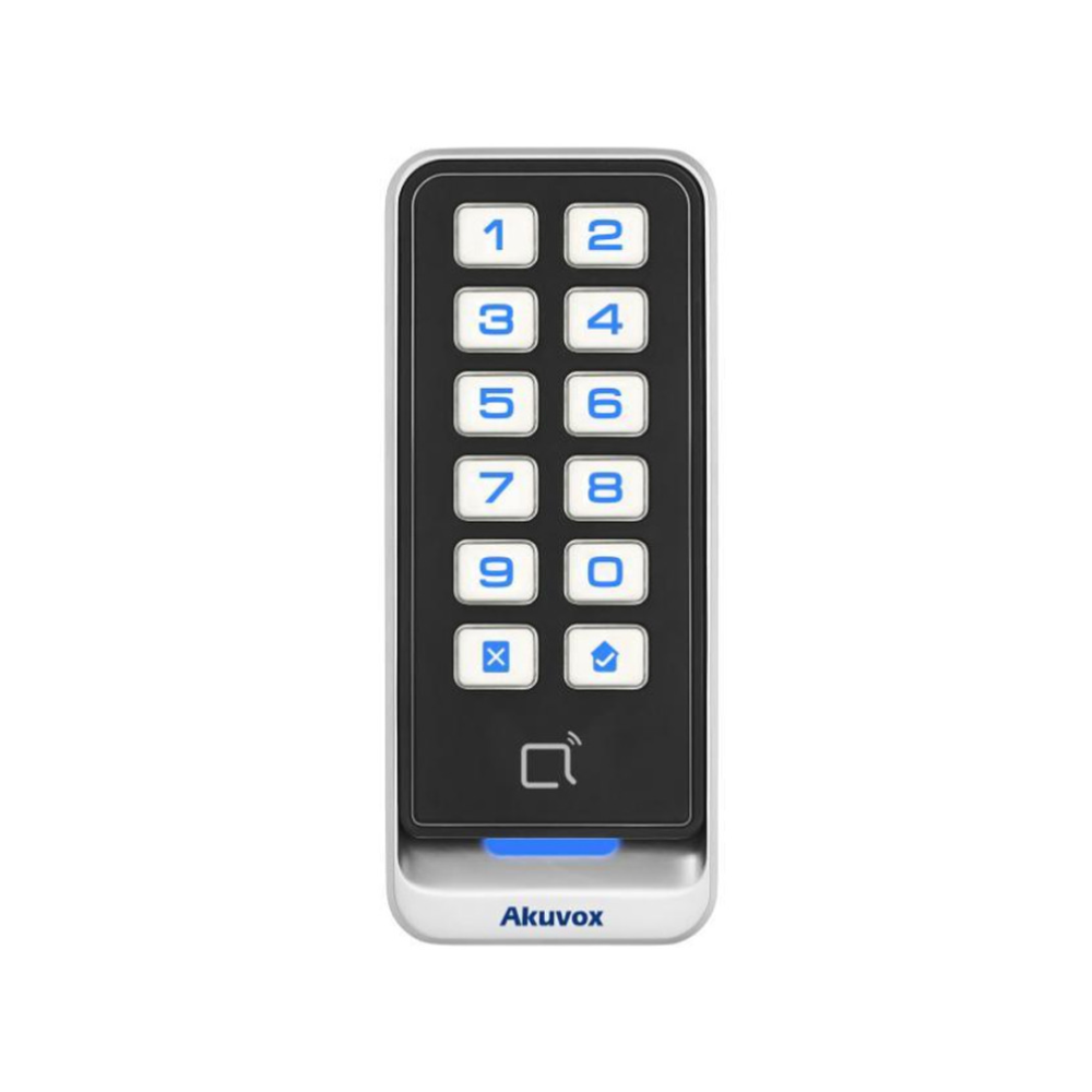 AK-ACR-CRM11 - AKUVOX ALUMINIUM WIEGAND RFID CARD READER 13.56MHz & 125kHz IP65