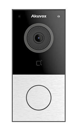 AK-E12S-2-SILVER - 2-WIRE SIP VIDEO DOOR BELL WITH RELAY