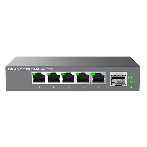 GR-GWN7700M - UNMANAGED 2.5 MULTI-GIGABIT SWITCH 5 X 2.5 GIGE 1 X SFP