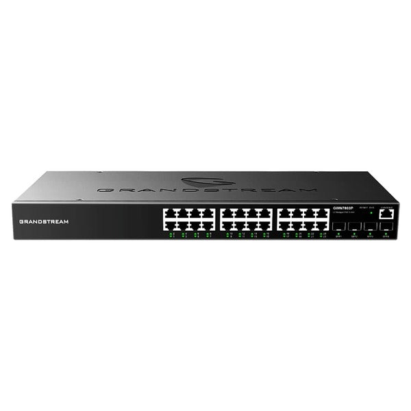 GR-GWN7803P - ENTERPRISE LAYER 2 MANAGED POE NETWORK SWITCH 24 X GIGE 4 X SFP