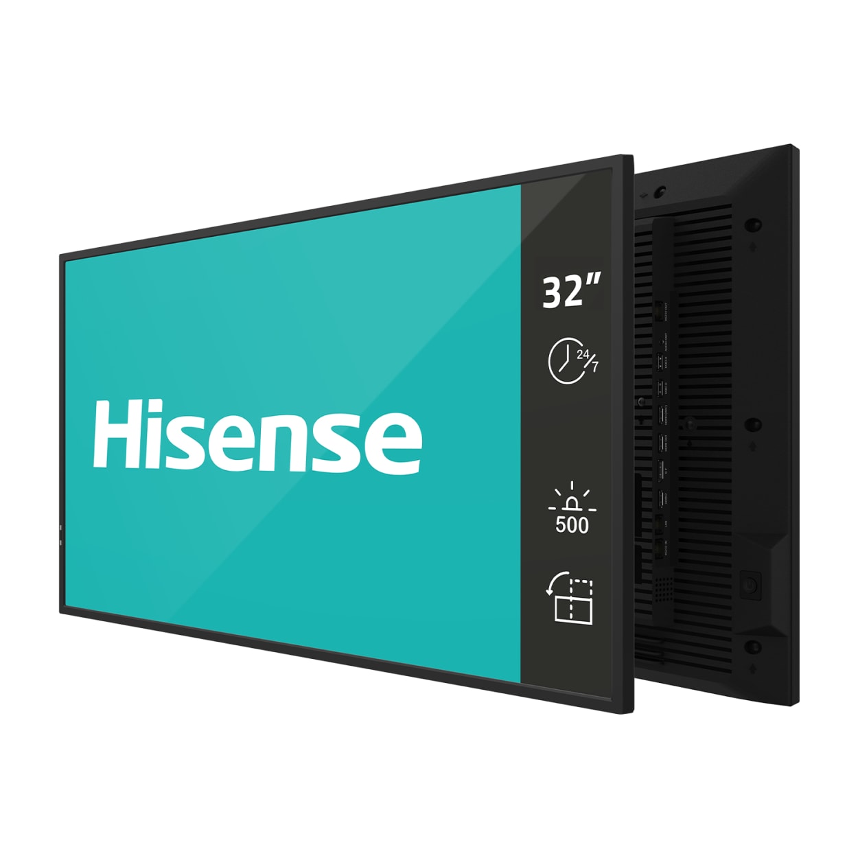 HS-32DM66GE - HISENSE 32DM66GE 32 UHD DIGITAL SIGNAGE 500NIT 24 X 7 ANDROID 14 PANEL