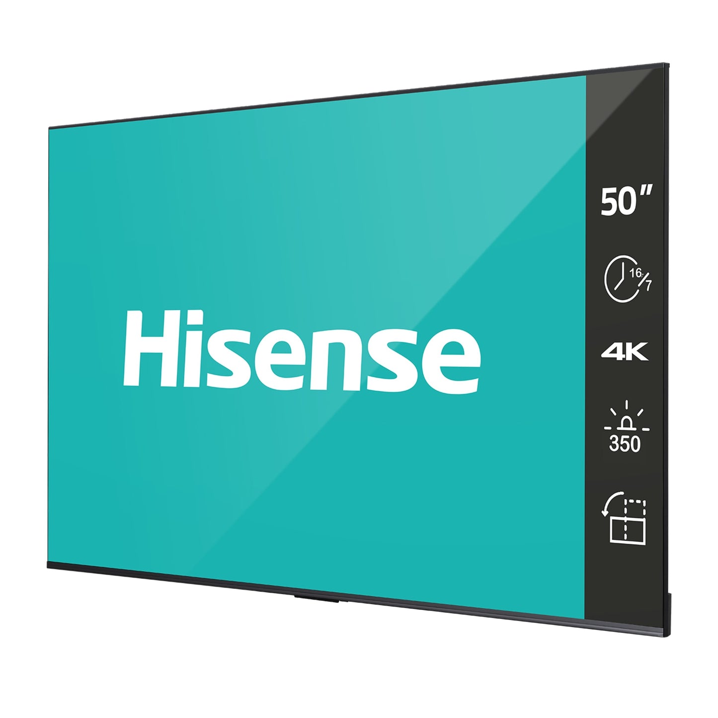 HS-50DP30FE - Hisense 50DP30FE 50 UHD Digital Signage 350nit 16 x 7 Android 9