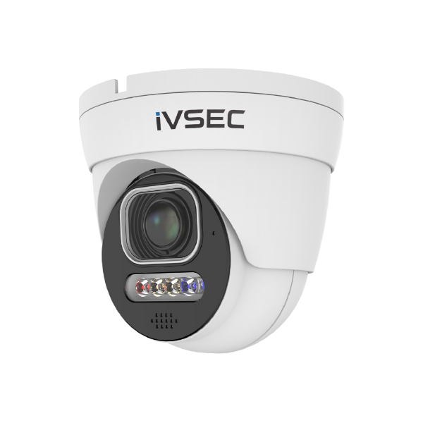 IVNC312ADX - IVSEC TURRET IP CAMERA 5MP 2.8MM-12MM MOTORISED LENS 25FPS POE IP66 ADV DET