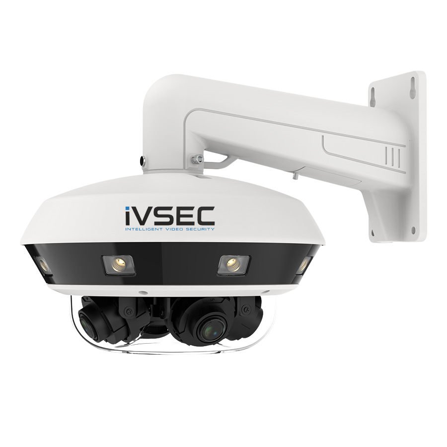 IVNC540ADX - IVSEC DOME IP CAMERAS 20MP USING 4-DIRECTIONAL 5MP MULTISENSOR 25FPS IP67 IR