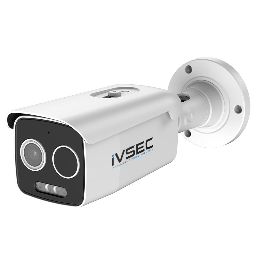 IVNC630ADX - IVSEC THERMAL BULLET IP CAMERA 5MP 3.2MM FIXED LENS 25FPS BI-SPECTRUM ADV DET