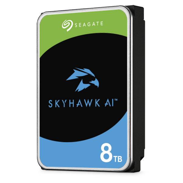 SG-ST8000VE001 - SEAGATE SKYHAWK 8TB SURVEILLANCE 180TB/YR 256MB CACHE 3YRS WARRANTY