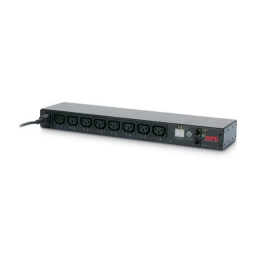 AP7920B - APC Netshelter Switched Rack PDU, 1U, 230V/10A C14 Cord Input, 8x IEC C13 Outlets