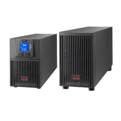 SRV1KIL-E - APC Easy UPS 1000VA/800W Online UPS, Tower Form Factor, 230V/10A Input, 3x IEC C13 Outlets, Lead Acid Battery, W/ Extended Battery Pack