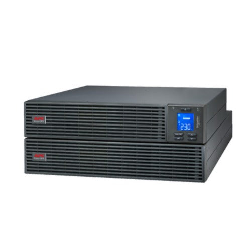 SRV2KRILRK-E - APC Easy UPS 2000VA/1600W Online UPS, 4U Rackmount, 230V/10A Input, 4x IEC C13 Outlets, Lead Acid Battery, W/ Battery Pack, W/ Rail Kit