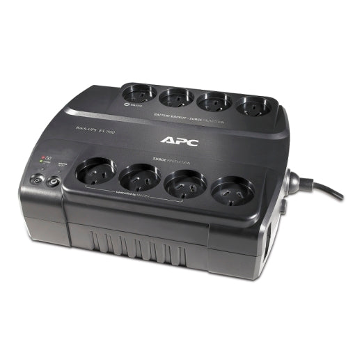 BE700G-AZ - APC Back-UPS 700VA/405W Power-Saving UPS, Desk Top, 230V/10A Input, 8x Aus Outlets, Lead Acid Battery, User Replaceable Battery