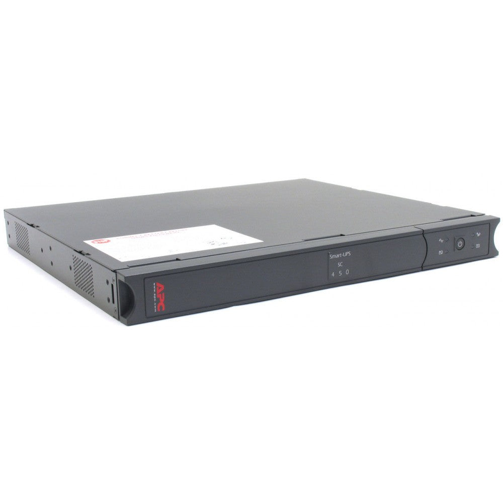 SC450RMI1U - APC Smart-UPS 450VA/280W Line Interactive UPS, 1U Rackmount, 230V/10A Input, 4x IEC C13 Outlets, Lead Acid Battery