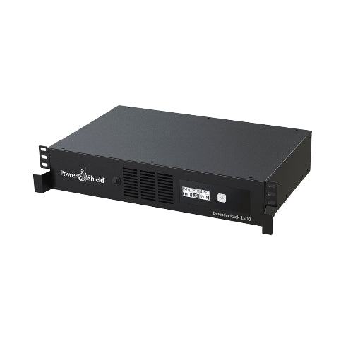 PSDR1500 - PowerShield Defender RackMount 1500VA/900W, 2RU Shallow depth UPS, 5 AUS sockets, 2 x 10 Amp IEC, user-replaceable batteries, 2-year warranty