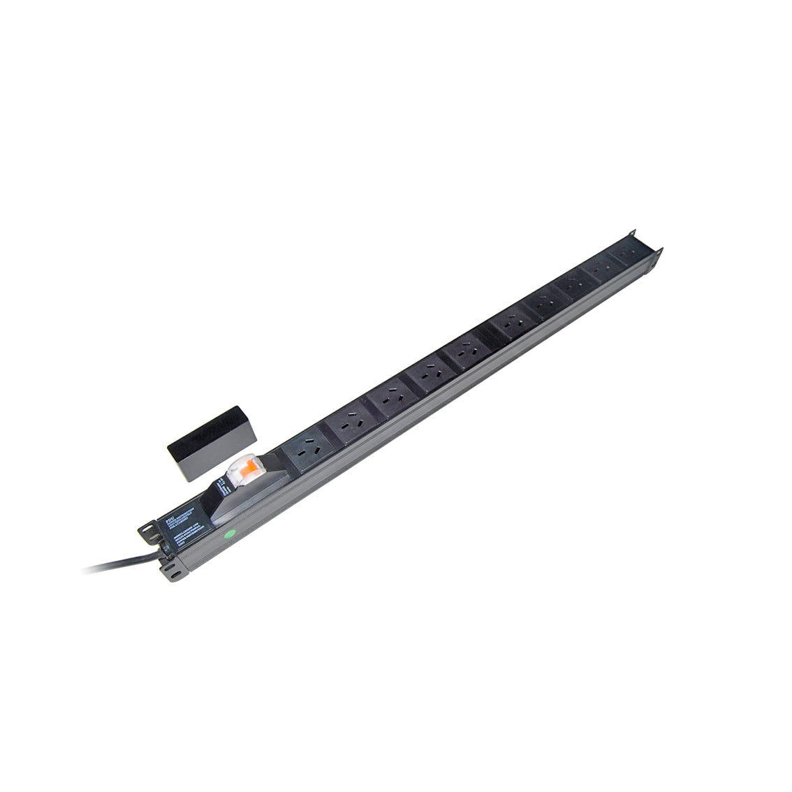 RPR-15VMCB - PowerShield Vertical PDU with 10A Aus Input plug, 15 x ANZ 10Amp outlets, provides reliable power distribution for vertical installations