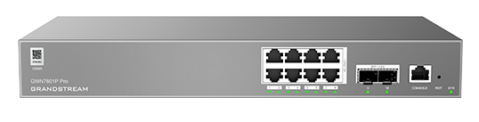 GR-GWN7801PPRO - ENTERPRISE LAYER 2 MANAGED POE NETWORK SWITCH 8 X GIGE 2 X 2.5 GIG SFP 120WATT POE