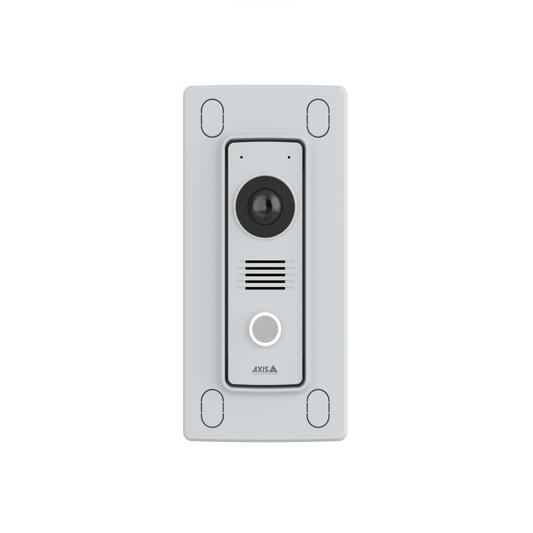 AXIS TI8204 nice and easy recessed mount of AXIS I8116-E Network Video Intercom suitable for most wall types