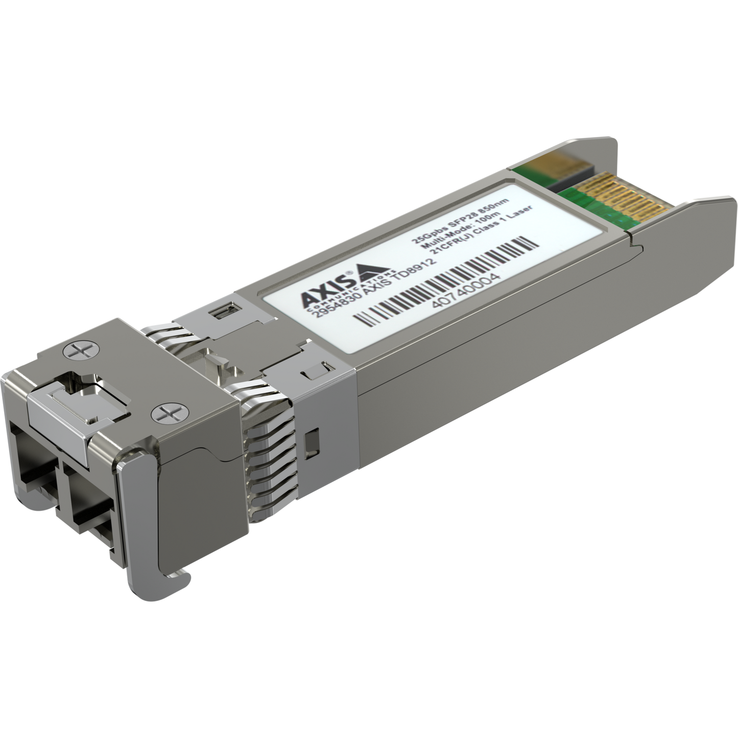 AXIS TD8911 SFP28 Module LC.LR.X Single-mode fiber module for up to 10 km transmission range