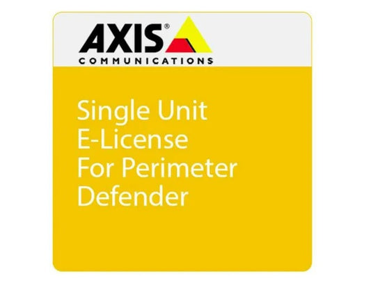 AXIS Ten (10) unit e-license for Perimeter Defender, a scalable and flexible video analytics application for perimeter surveillance and protection. AXIS-ACAPPERIMETER-DEFENDER-10-E-LICENSE