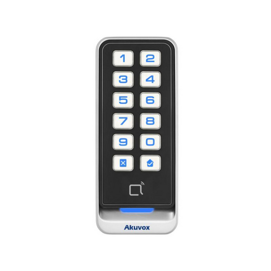 AK-ACR-CRM11 - AKUVOX ALUMINIUM WIEGAND RFID CARD READER 13.56MHz & 125kHz IP65