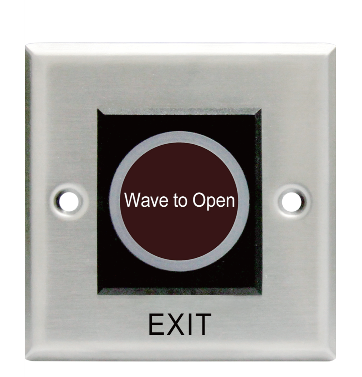 AK-EB13-SILVER - EXIT BUTTON TOUCH FREE INFRARED SENSOR