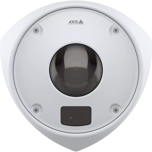 AXIS Q9216-SLV Panoramic Camera – Dual-Sensor 4K, White Finish, 180 Degree Panoramic View