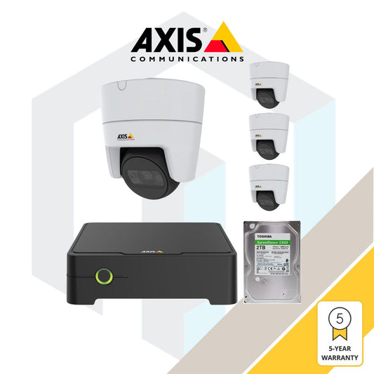 AXIS - 4 x Camera Bundle (TBX-BUN007)
