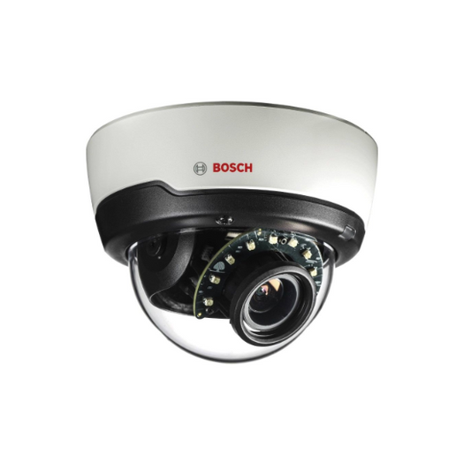 Bosch 5MP Indoor Motorised VF Dome 5000i Camera, 30m IR, H.265, WDR, EVA, 3-10mm