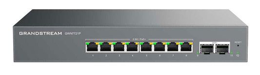 GR-GWN7721P - LAYER 2-LITE MANAGED MULTI-GIG SWITCH 8 X 2.5 GIGE 2 X 10G SFP 8 X POE/POE