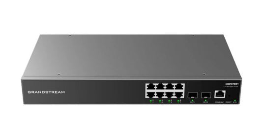 ENTERPRISE LAYER 2 MANAGED NETWORK SWITCH 8 X GIGE 2 X SFP