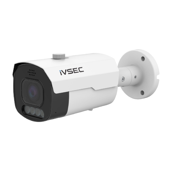 IVSEC BULLET IP CAMERA 5MP 2.8MM-12MM MOTORISED LENS 25FPS POE IP66 ADV DET