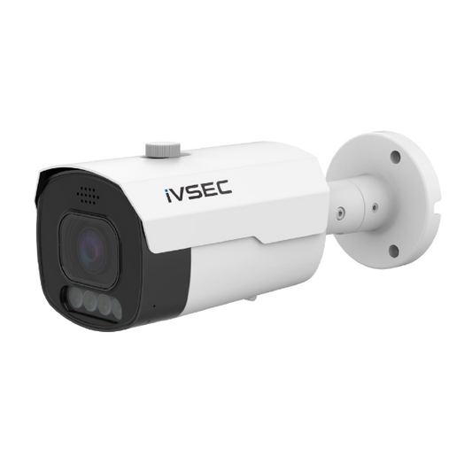 IVSEC BULLET IP CAMERA 8MP 2.8MM-12MM MOTORISED LENS 25FPS ADV DET ADV IVS