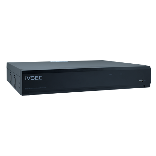 IVSEC NR6644EX NVR 64 CHANNELS 2 GIGABIT PORTS 4 BAYS H265 4K HDMI ADV IVS