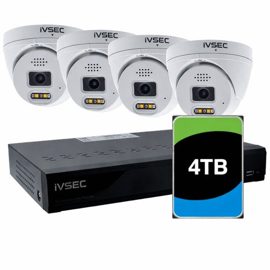 LVK-319B-4TB - LX SERIES KIT 4 X NC319XB 8MP IP CAM  NR004XB-4TB 4 x PoE NVR 4K BASIC IVS