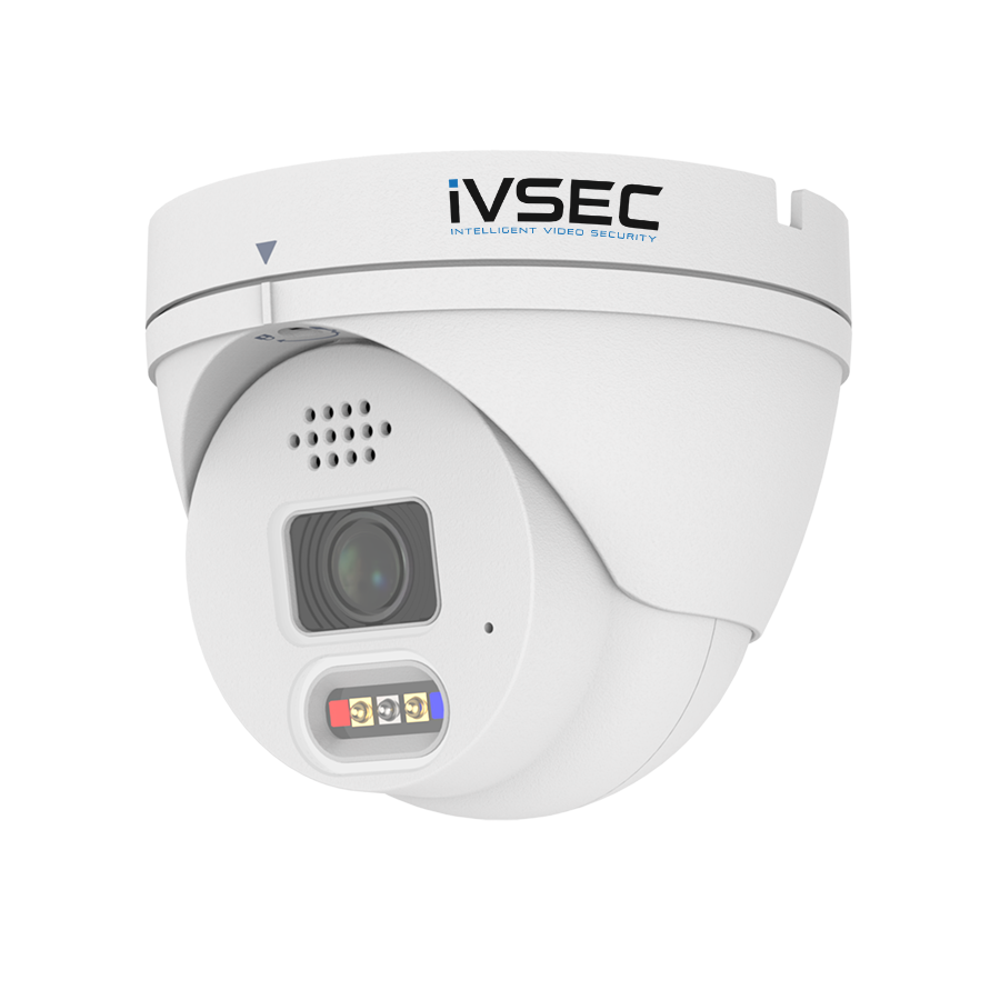 IVSEC TURRET IP CAMERA 12MP 3.6MM FIXED LENS 15FPS POE IP66 30M IR ADV DET