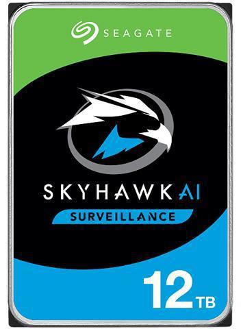 SEAGATE SKYHAWK 12TB AI SURVEILLANCE 550TB/YR 256MB CACHE 3YRS WARRANTY