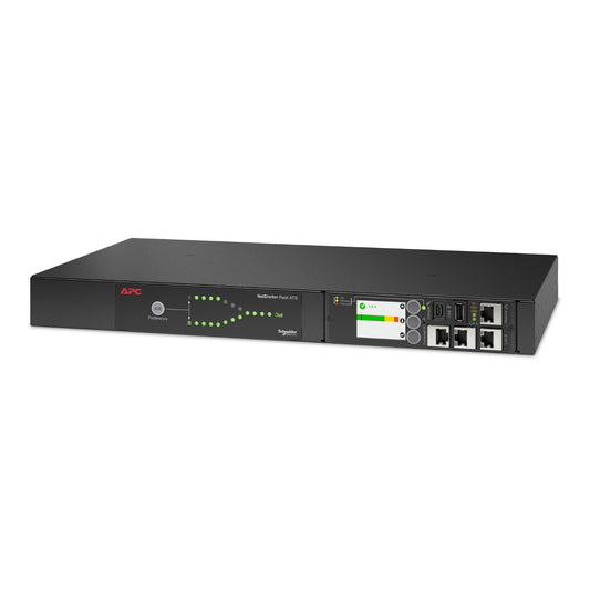 AP4422A - APC Netshelter Rack Automatic Transfer Switch, 1U, 16A, 230V, 2 IEC309 IN, 1 IEC309 OUT, 50/60Hz