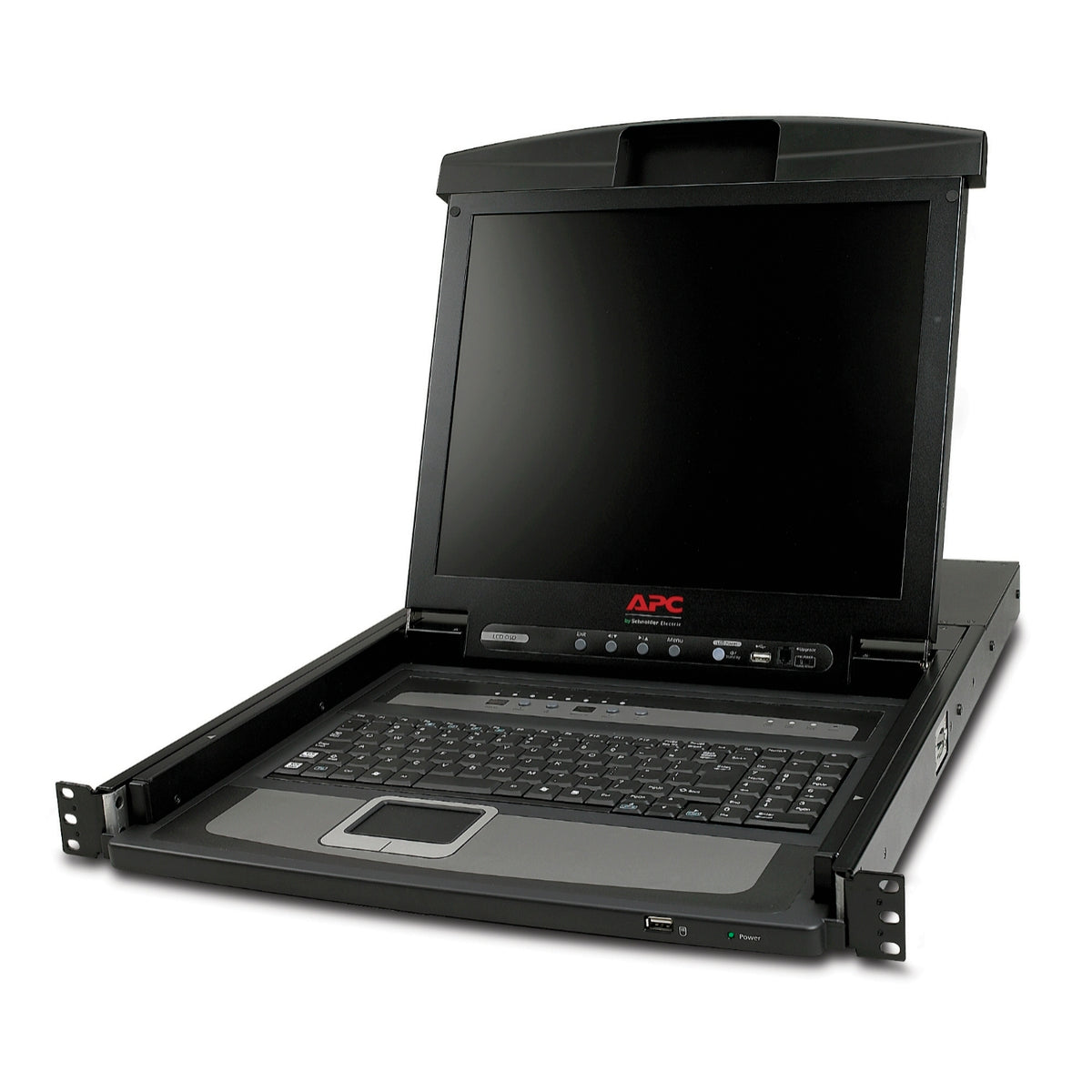 AP5808 - APC 17' Rack LCD Console with Integrated 8 Port Analog KVM Switch