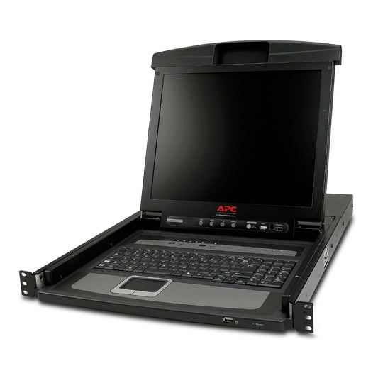 AP5808 - APC 17' Rack LCD Console with Integrated 8 Port Analog KVM Switch