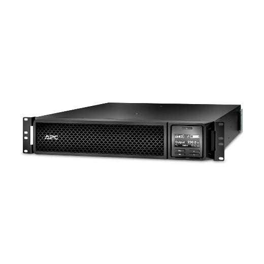 APC Smart-UPS On-Line, 3kVA, Rackmount 2U, 230V, 8x C13+2x C19 IEC outlets, Network Card, Extended runtime, W/ rail kit