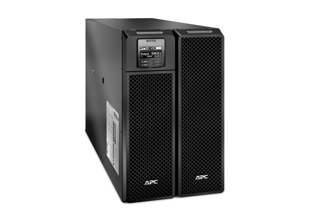 SRT8KXLI - APC Smart-UPS On-Line, 8kVA/8kW, Tower, 230V 3:1 and 1:1, 6x C13+4x C19 IEC outlets, Network Card+SmartSlot, Extended runtime, W/O rail kit
