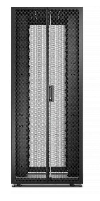 ER8822 - APC Easy Rack, 48U, Black, With Roof, Castors, Feet, 4 Brackets, and Side Panels, No Bottom, 2258H x 800W x 1200D mm