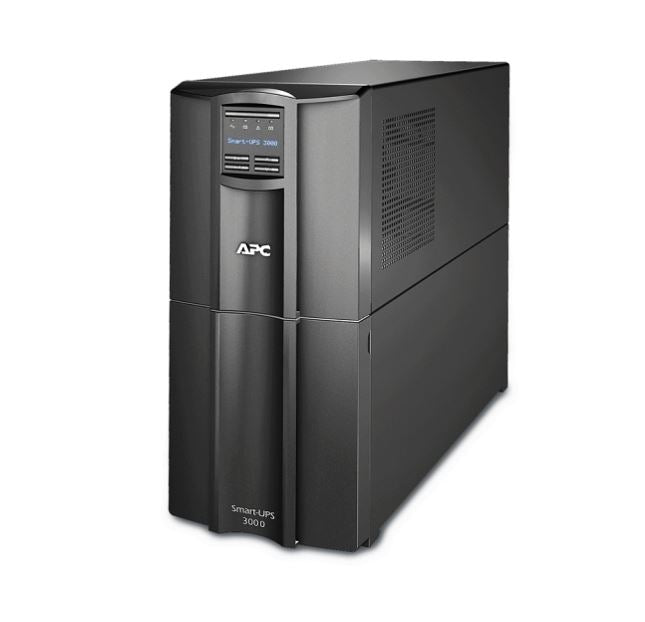 APC Smart-UPS 3000VA/2700W Line Interactive UPS, Tower, 230V/16A Input, 1x IEC C19 & 8x IEC C13 Outlets, Lead Acid Battery, SmartConnect Port & Slot