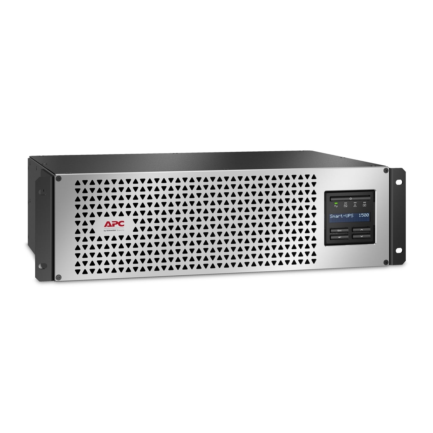 APC Smart-UPS, Line Interactive, 1500VA, Lithium-ion, Rackmount 3U, 230V, 6x IEC C13 outlets, SmartConnect Port+SmartSlot, Short Depth, AVR, LCD