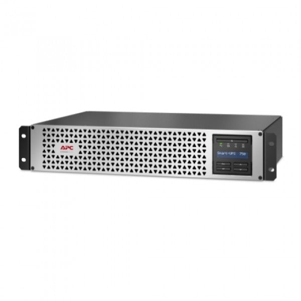 APC Smart-UPS 750VA/600W Line Interactive UPS, 2U RM, 230V/10A Input, 6x IEC C13 Outlets, Li-Ion Battery, SmartConnect Port & Slot, Short Depth